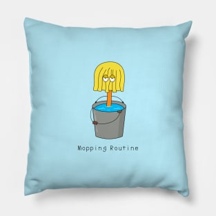 mop and a bucket Pillow