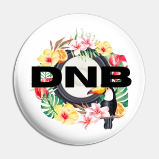 DNB - Rain Forest Bass Bird Pin