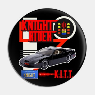 Knight Rider KITT Car Racing Style Design Pin