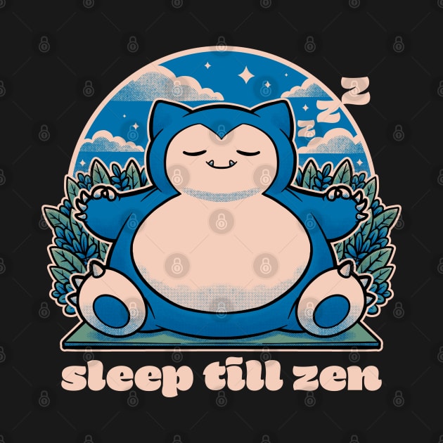 Chubby Anime Zen Monster - Cute Sleep Nap Gift by Studio Mootant