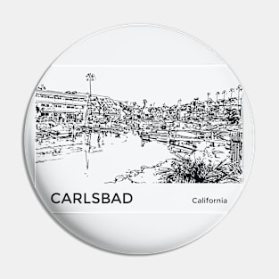 Carlsbad California Pin