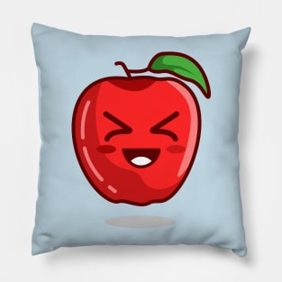 haha react food apple Pillow