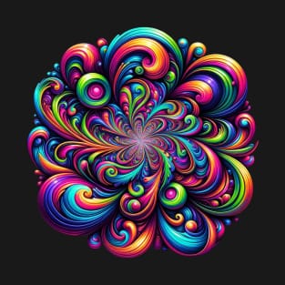 psychedelic swirl T-Shirt