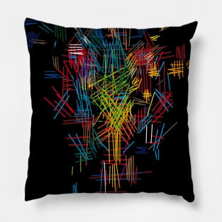 art color pattern (sci-fi) Pillow