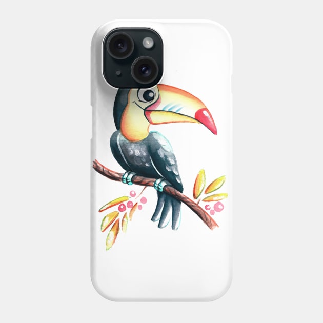 Toucan Phone Case by AdrianaOrellana