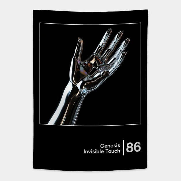 Invisible Touch - Minimalist Graphic Design Artwork Tapestry by saudade