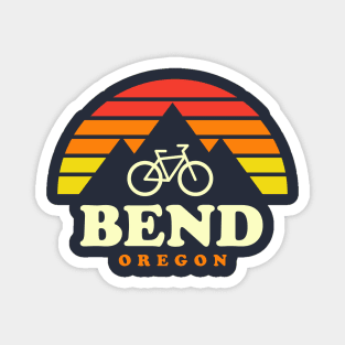 Bend Oregon Mountain Biking Bend Mtb Trails Retro Magnet