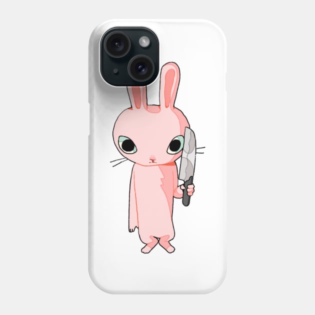 Evil little bunny Phone Case by PeachyDoodle