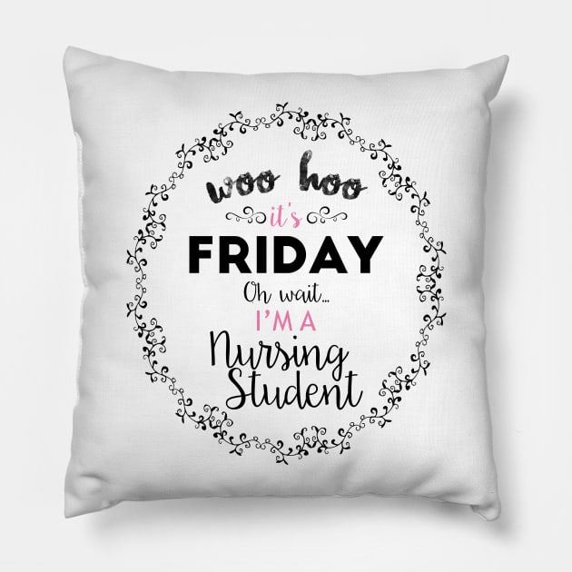 Oh Wait, I'm a Nursing Student Pillow by midwifesmarket