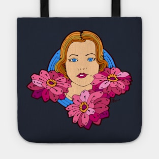 Four Pretty Flowers Tote