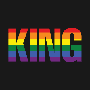 Pride Flag King T-Shirt