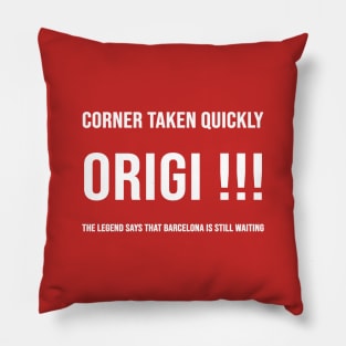 Corner taken quickly, ORIGI !!! Pillow