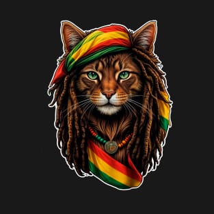 Rastafarian cat T-Shirt