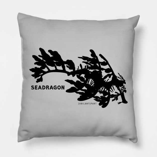 Shadow Seadragon Pillow by Jubilantspart