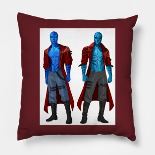 Cosmic Kissed Twins Pillow