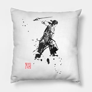 cuting samurai Pillow