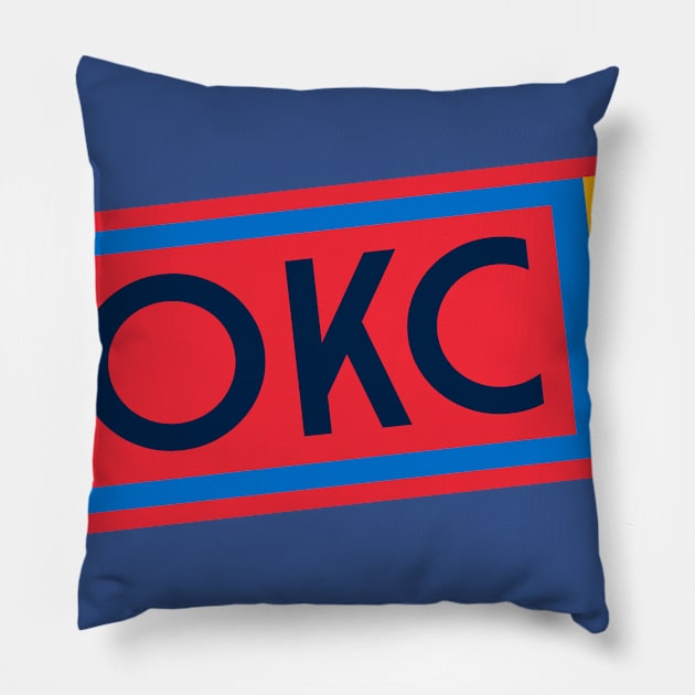 OKC Ticket Pillow by CasualGraphic