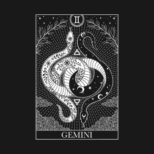 Zodiac sign tarot card Gemini T-Shirt