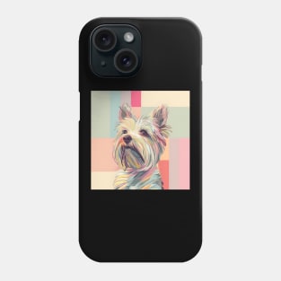 Retro Skye Terrier: Pastel Pup Revival Phone Case