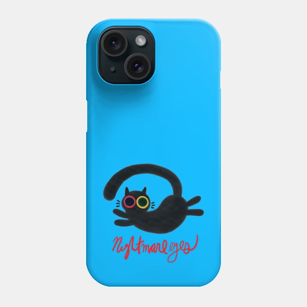 Nightmare Eyes Too Phone Case by le_onionboi