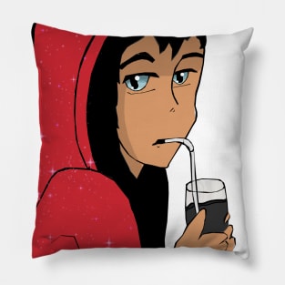 Red Hooded Girl Pillow