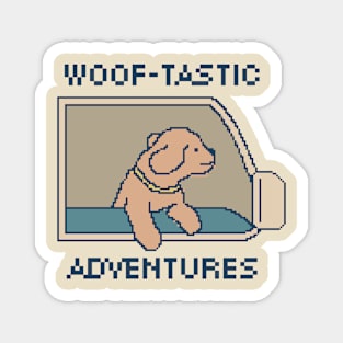 Woof-tastic Adventures - 8bit Magnet