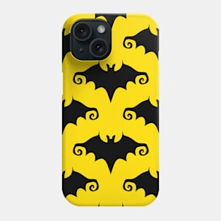 halloween yellow bats Phone Case