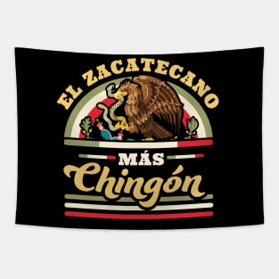 El Zacatecano Mas Chingon - Zacatecas Mexico - Mexican State Tapestry