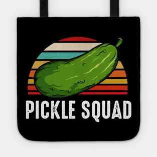 Pickle - Pickle Squad - Retro Style Vintage Cucumber Tote