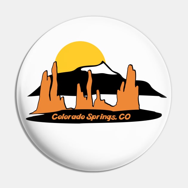 Garden of the Gods - Pikes Peak - Colorado Springs, Colorado Pin by russodesign