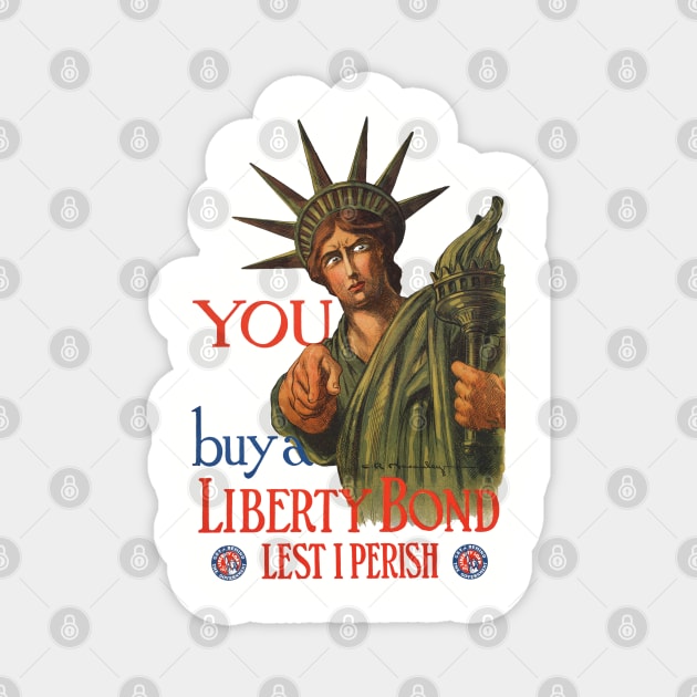 Liberty Bond Promotional Poster Magnet by EphemeraKiosk