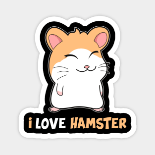 I Love Hamster Magnet