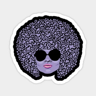 Afro Girl Magnet