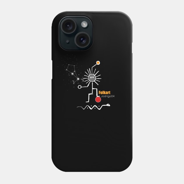 Folk Amero Phone Case by Creative Avenue