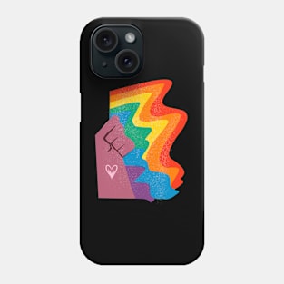 lgbt pride rainbow Phone Case