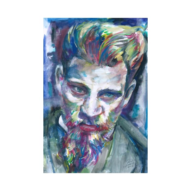 RAINER MARIA RILKE - watercolor portrait .3 by lautir