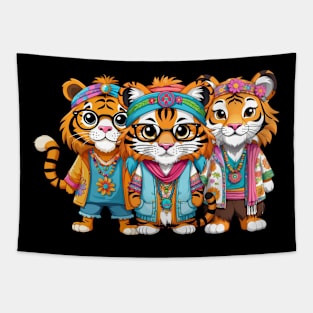 3 Tigers Tapestry