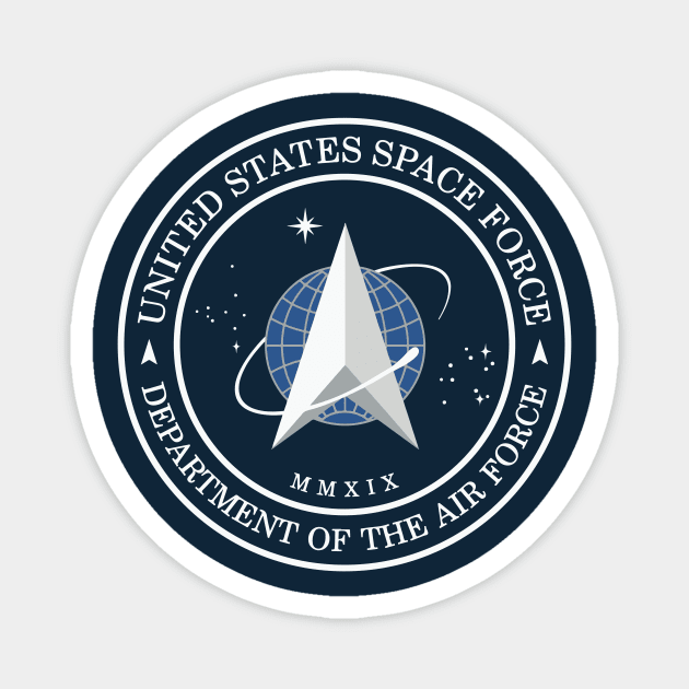 United States Space Force Seal Magnet by Hybrid Concepts Apparel