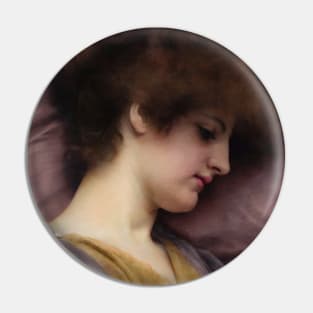 Far Away Thoughts by John William Godward Pin