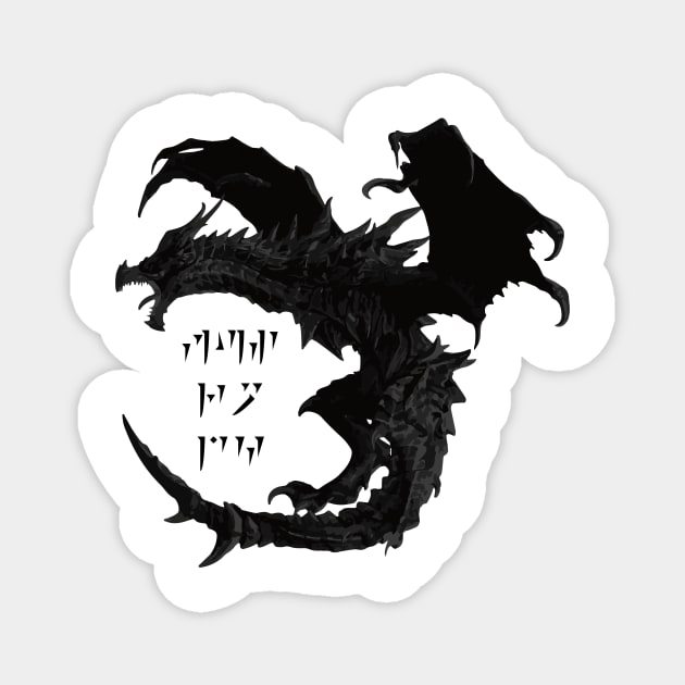 FUS RO DAH Alduin Magnet by Lym