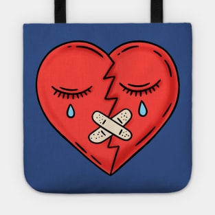 Broken heart Tote