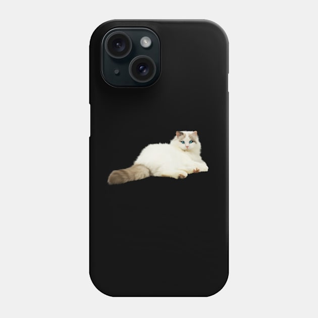 Ragdoll Cat, Love Ragdoll Cats, Cat Lover Phone Case by dukito