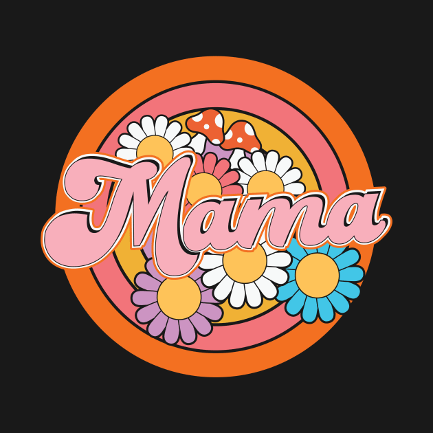 Mama Retro Mom Retro Mama by Crafty Pirate 