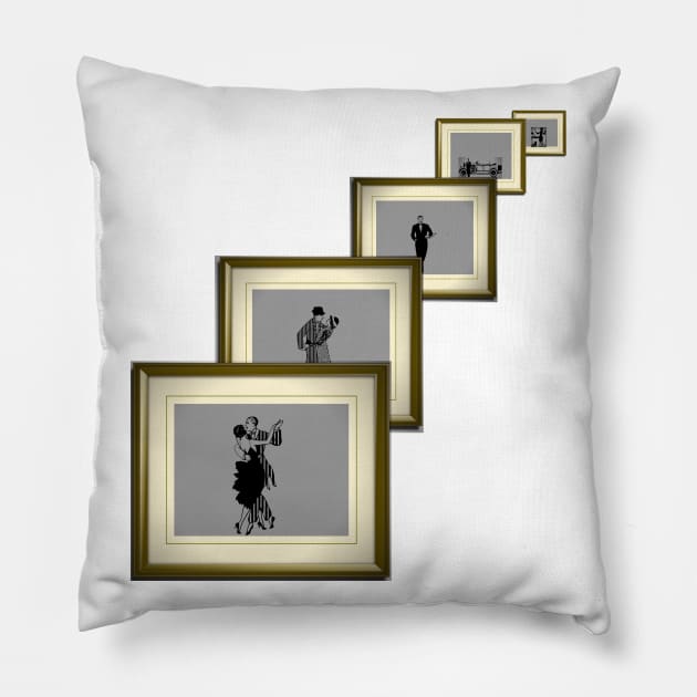 Flapper Gallery Pillow by PaulBeard