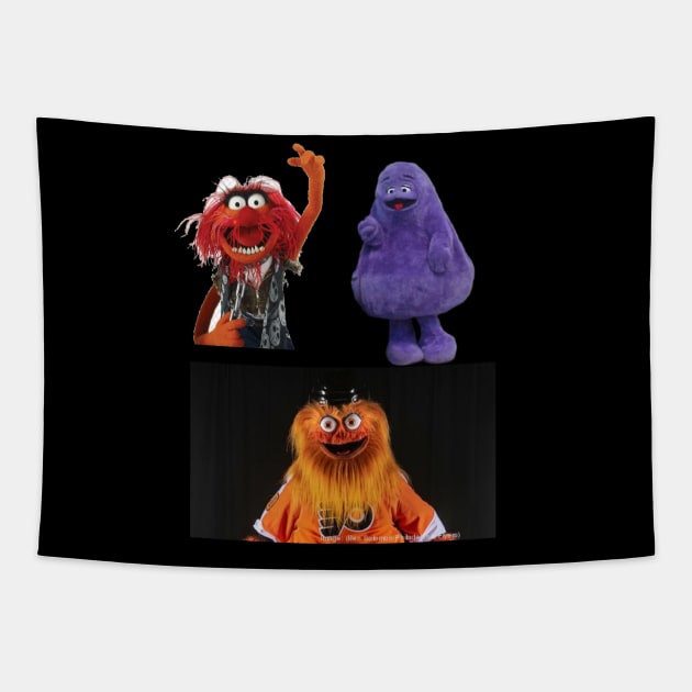 Mascot Combo Tapestry by PattisonAvePhanatics