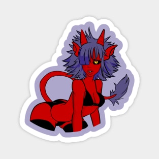 demon girl Magnet