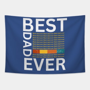 Funny Retro-loving dads, Best Dad Ever, Cool Fatherhood Tapestry