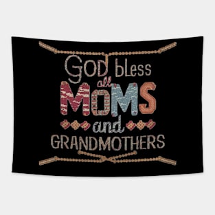 God Bless All Moms and Grandmothers Tapestry