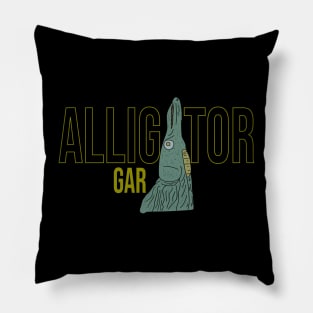 ALLIGATOR GAR Pillow