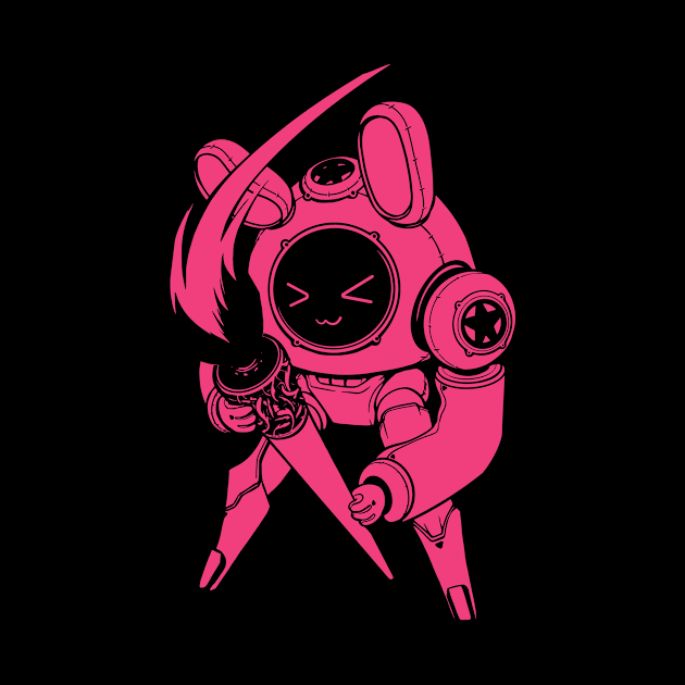 Bunny Bot - PINK by banditotees